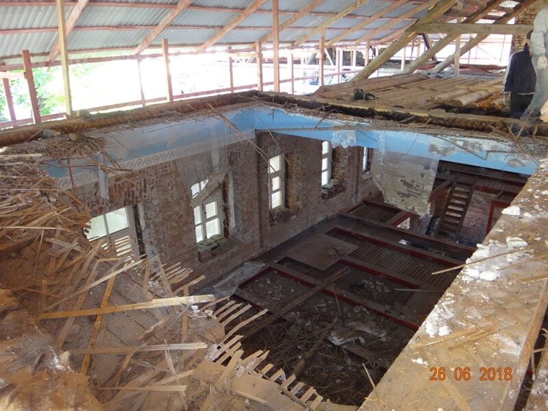 Пример работ по реконструкции зданий